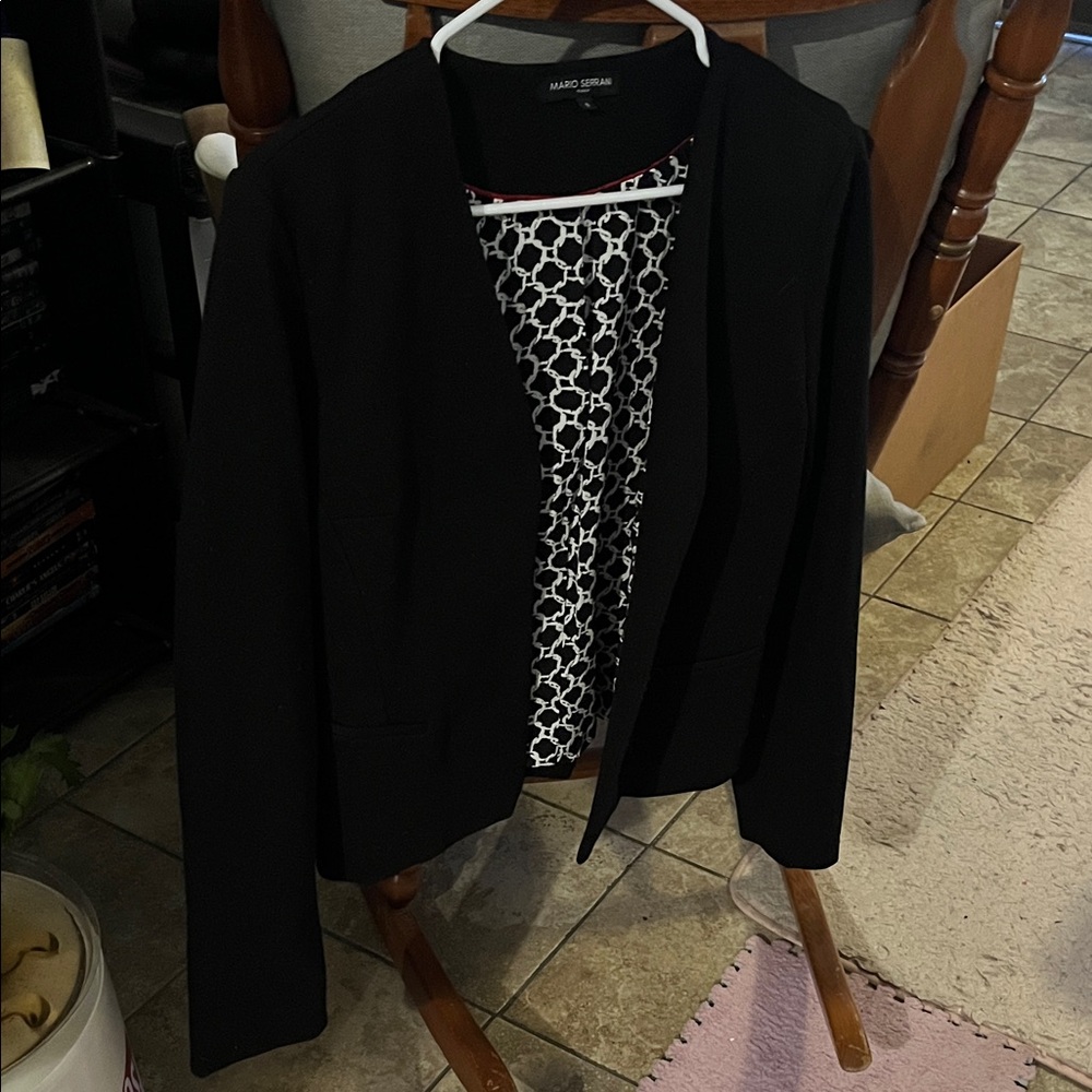 Mario Serrani Black Women's Blazer